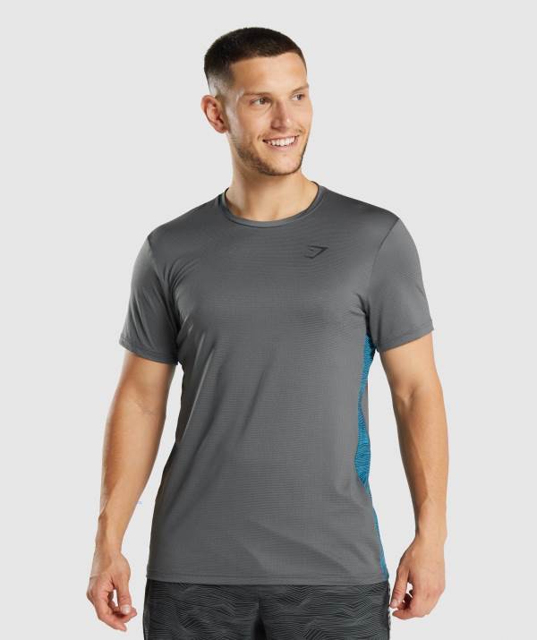 Panske Tricka Gymshark Sport Tmavo Siva | KX5639418